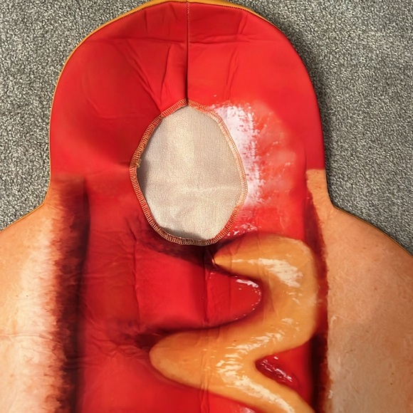 Kute’N’Koo realistic Hot Dog kids costume size L (9-12) ❤️🌭💛🌭 - Picture 5 of 16